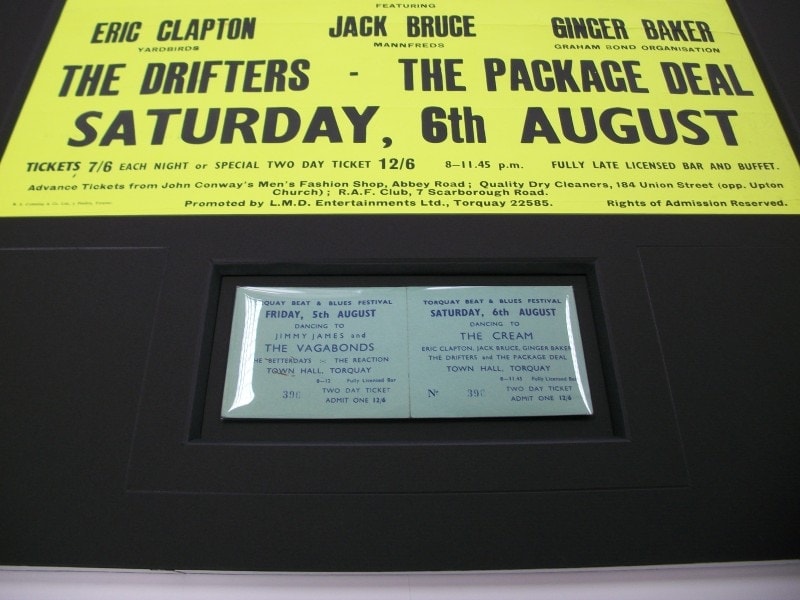 Original poster and tickets. Wow!!