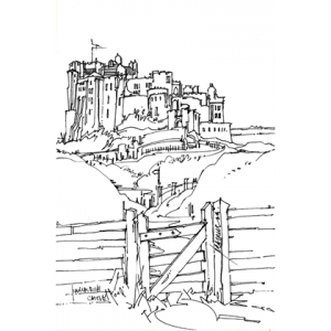 Robert Cairns DA - 2011 Drawings : Bamburgh Castle