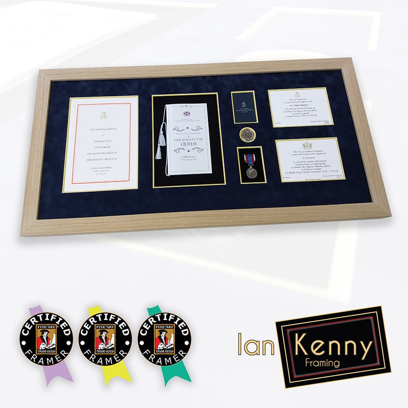 Queens Jubilee medals and invitation